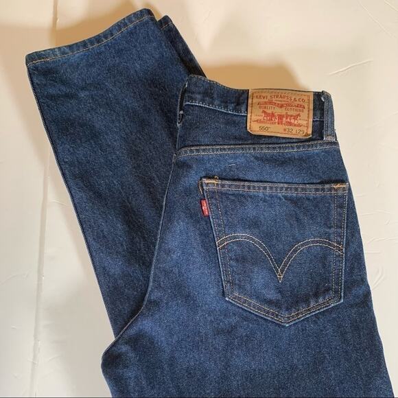 Levi's Other - Levi’s 550 relaxed straight leg blue jeans 32x29